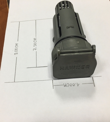 Industrial Battery Basket Type Vent Plug Color Grey Size L Length 92mm