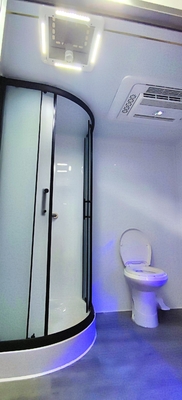 Luxury Customizable Single Suite Mobile Toilet ShowerTrailer/Porta Potty for Rent for Weddings Festivals, Outdoors, Traveling