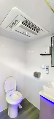 Luxury Customizable Single Suite Mobile Toilet ShowerTrailer/Porta Potty for Rent for Weddings Festivals, Outdoors, Traveling