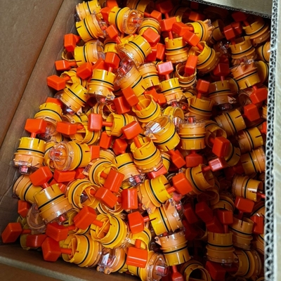 Forklift Battery Parts 67mm/77mm Float Length Vent Plug PP Material