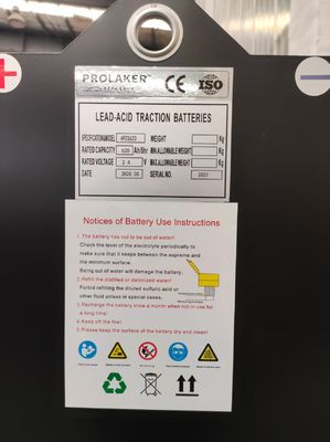 4HPZS620 24V 620Ah Traction Batteries Long Cycle Life Regular Maintenance CE