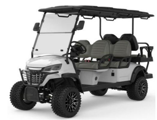 Comfortable Portable 4 Seater Golf Cart With Imported Electric Controller And Off Road Tires