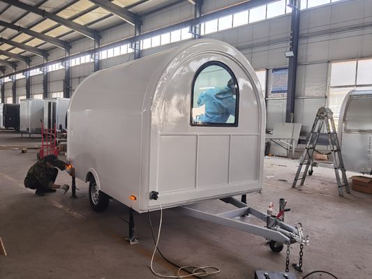 Multi Function Outdoor Mobile Food Trailer For Street BBQ Or Fast Food