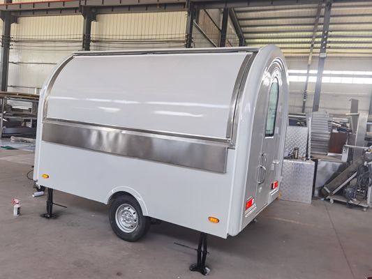 Multi Function Outdoor Mobile Food Trailer For Street BBQ Or Fast Food