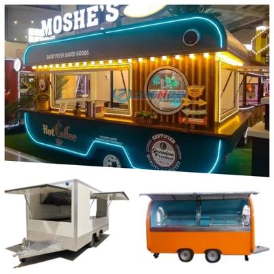 Multifunctional Modular Commercial Food Business Mobile Trailer Suitable For All Scenarios