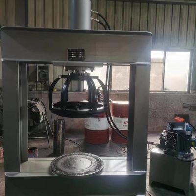 High-Performance TP120-E Forklift Tire Press Machine for Solid Tires with Rims up to 15 Inches