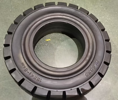 125/75-8 Solid Forklift Tires Rubber Black CL403S