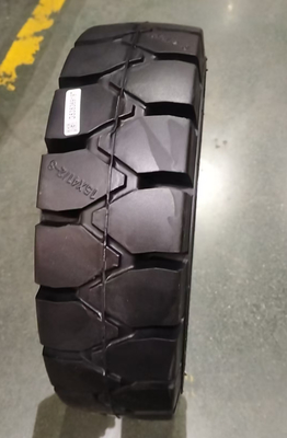 125/75-8 Solid Forklift Tires Rubber Black CL403S
