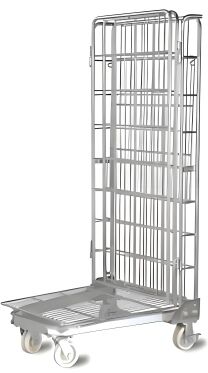 Q235 Steel warehouse roll cage Logistics Trolleys