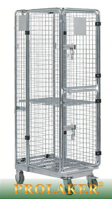 High Durability CH5062 Logistics 3 Sided Roll Cage Custom Size Short Distance Turnover
