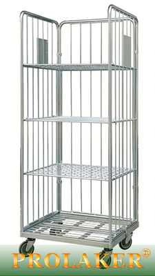 Practical Warehouse Specific 3 Sided Roll Cage Elastic Band Fixed