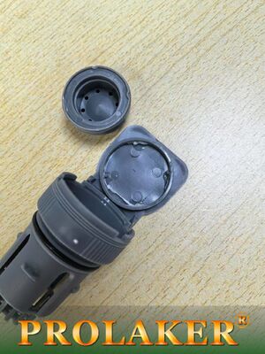 PP Float Vent Plug 75/92mm Grey Water-Saving Design for Forklift Battery Safe Venting