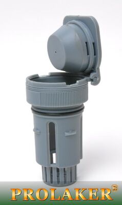Forklift Battery Vent Plug - 75mm PP Gray Plug for Safe and Efficient Battery Venting.