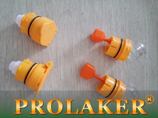Forklift Traction Battery Vent Plug , Battery Filler Cap Float Length 76mm