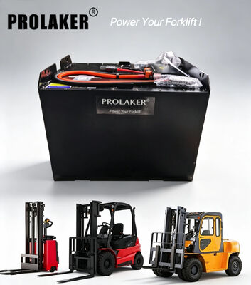 ProLaker Drop‑in Lead‑Acid Replacement LiFePO4 Forklift Battery 24V 48V 80V, 210Ah‑880Ah Customizable For Electric Forklift Pallet Truck Stacker Warehouse Material Handling With Smart BMS