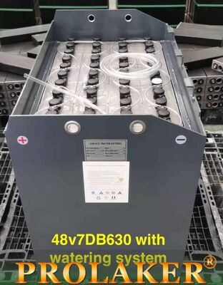 Customized Lead Acid 630AH 48v Traction Battery For MHE Forklift 1500 Times Cycles