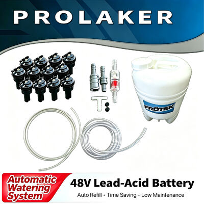 Premium Hot Selling Brand Frotek Automatic Watering System Kit Acid Resistant Auto Stop Refill Valve For Warehouse Forklift Tractor Industrial Lead Acid Battery Maintenance