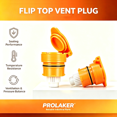 Factory Wholesale High‑Performance Flip Top Vent Cap, Flame‑Arresting Tight‑Seal Reusable Battery Filling Cap Accessory For Multiple Forklift Battery Models